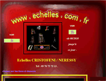 Tablet Screenshot of echelle.com.fr